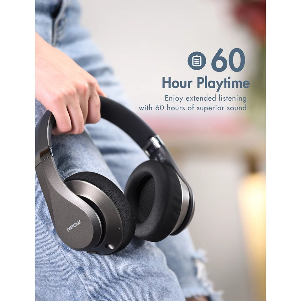 Thumbnail: Mpow H20 059 Bluetooth 5.0 50h Playing Time Hi-Fi Deep Bass Wieless Headphones
