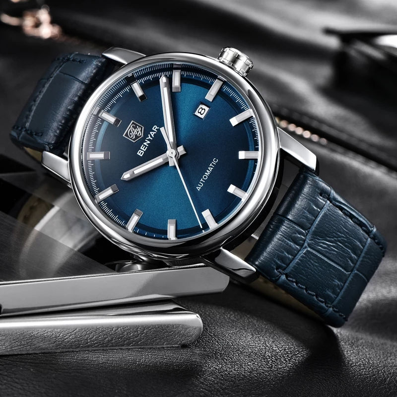 Thumbnail: BENYAR Top Brand Business Automatic Mechanical Men Sports Watch