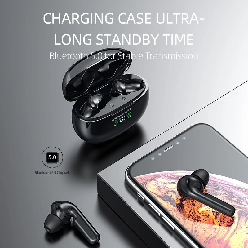 Thumbnail: AWEI T15P TWS Earbuds Bluetooth Headphones Wireless