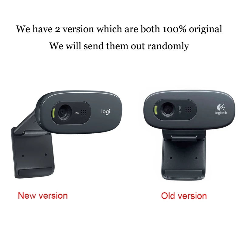 Thumbnail: Logitech C270 HD Webcam 720p HD Built-in Microphone Web Camera