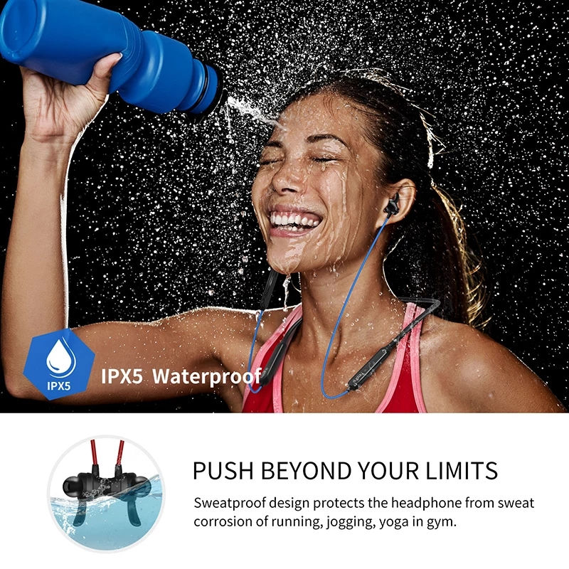 Thumbnail: ANC Bluetooth Earphones For Sport Active Noise Cancelling Wireless Earbuds