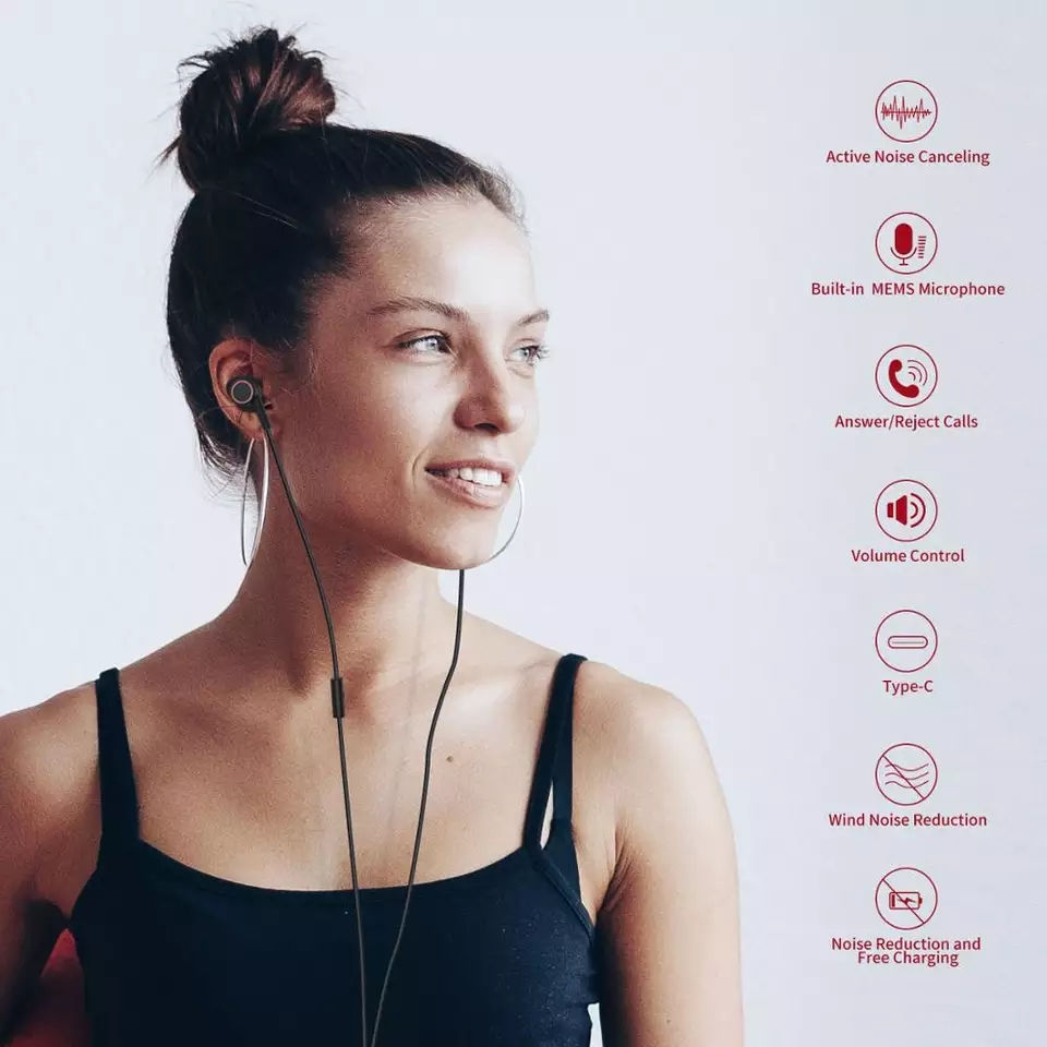 Thumbnail: Dyplay Active Noise Cancelling Earphone