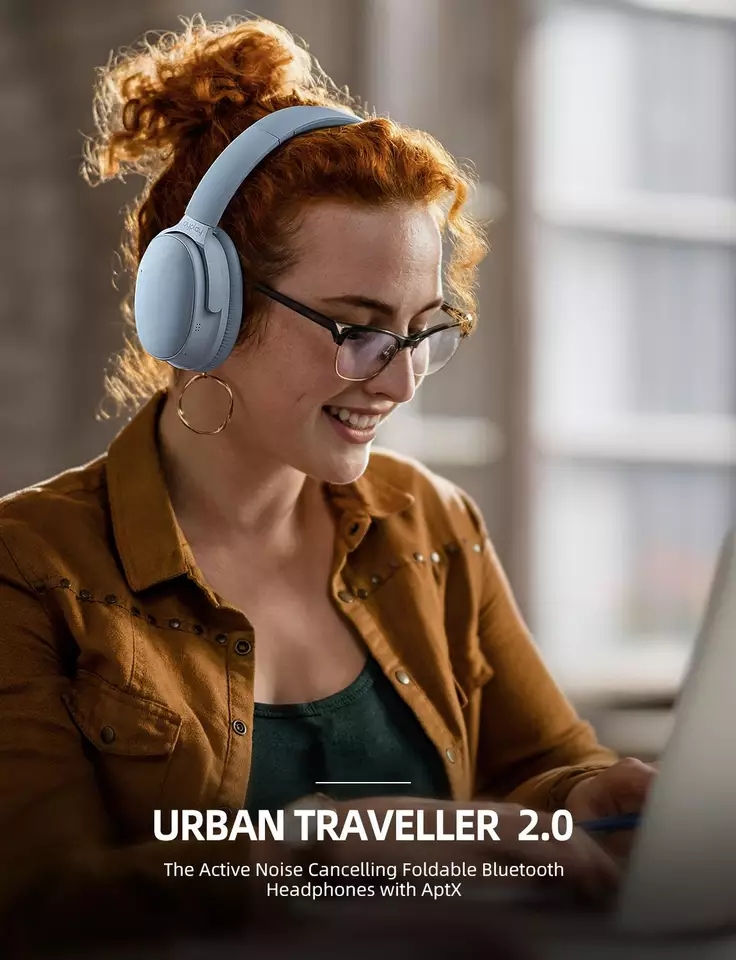 Thumbnail: DyPlay Active Noise Cancelling ANC Headphones Wireless Bluetooth