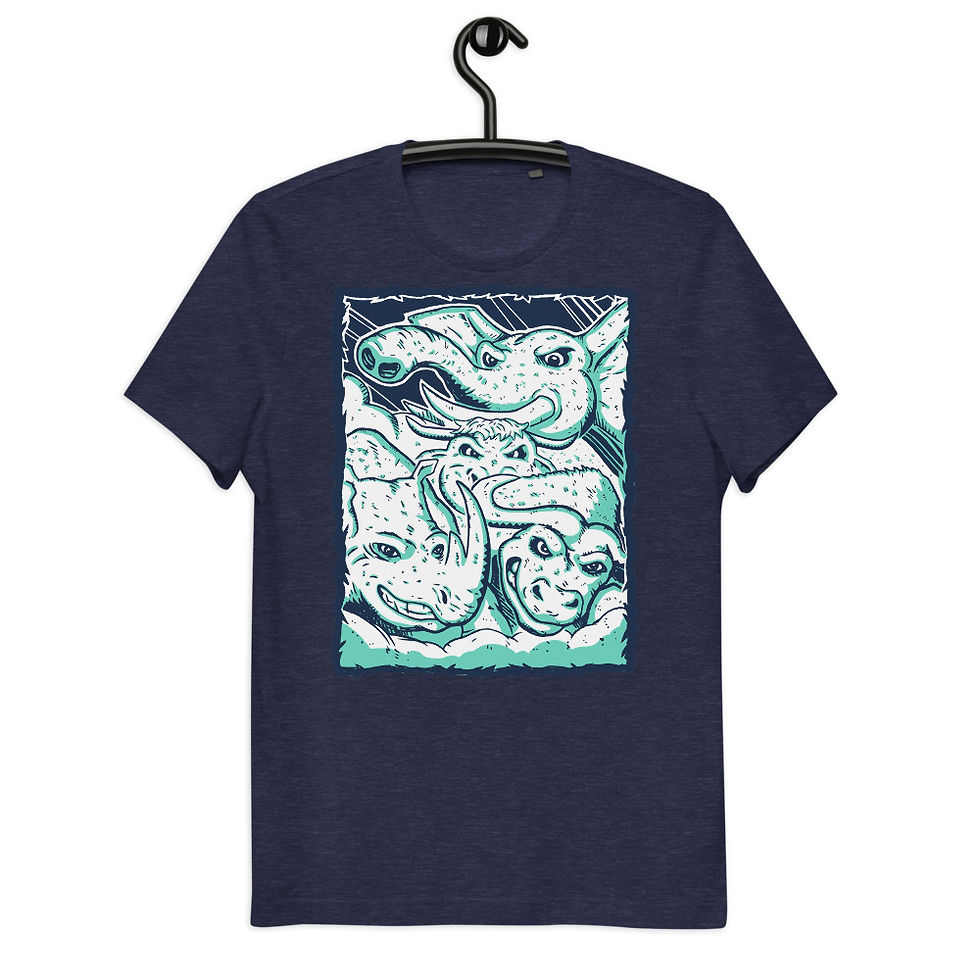 Thumbnail: Team Herbivore Animals Organic Cotton Unisex T-Shirt