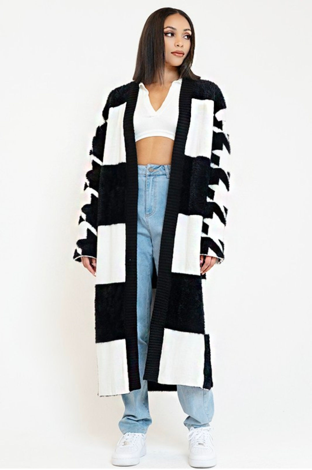 Houndstooth Cardigan