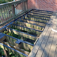 Joist tape makes deck joists last longer without rot