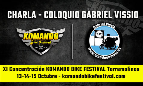 Charla-Coloquio del Motoviajero Gabriel Vissio, recorriendo el mundo en una 125.