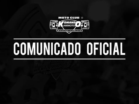 Comunicado oficial cancelación de la Concentración Mototurística 2021