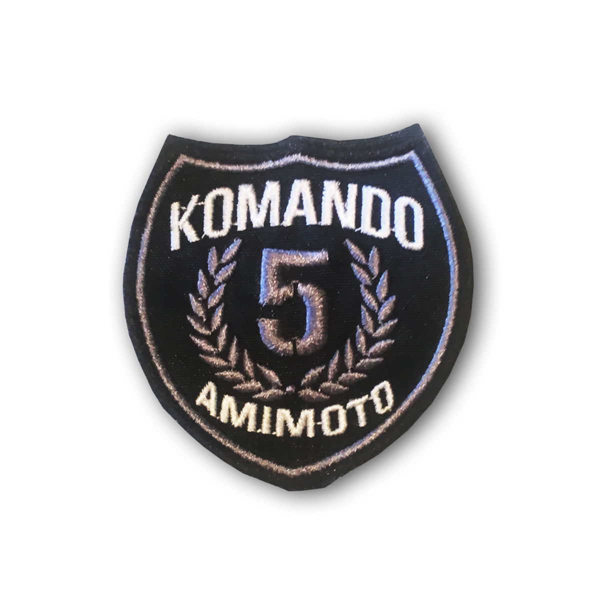 Parche 5 años Plata Komando Amimoto
