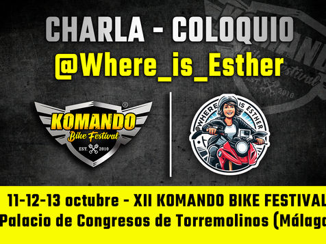 @Where_is_Esther, piloto nómada 2024 del Komando Bike Festival