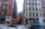Image of the construction site and o