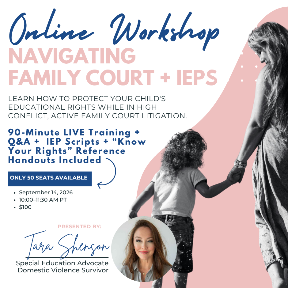 When Family Court Meets Special Education Online Training