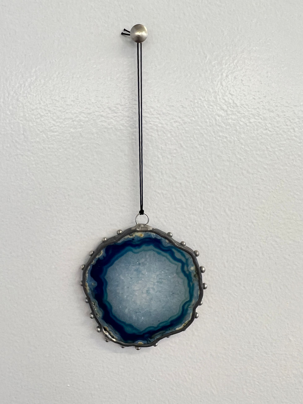 Thumbnail: Blue Geode Ornament by Julie Morrice