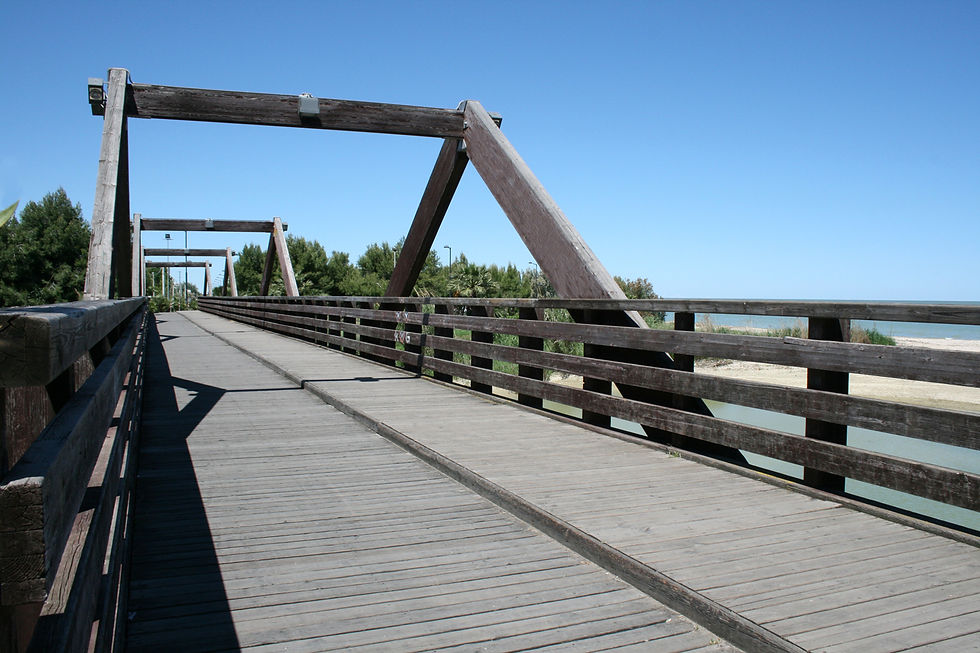 Alba Adriatica ponte legno