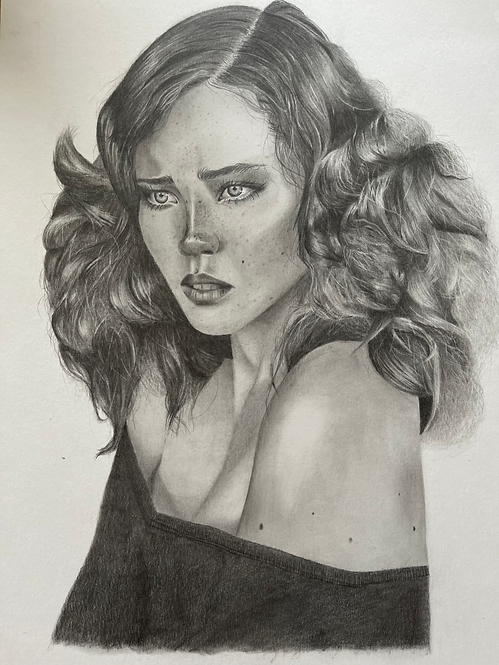 dessin portrait au crayon