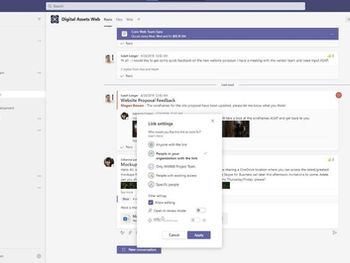 New file sharing experience
