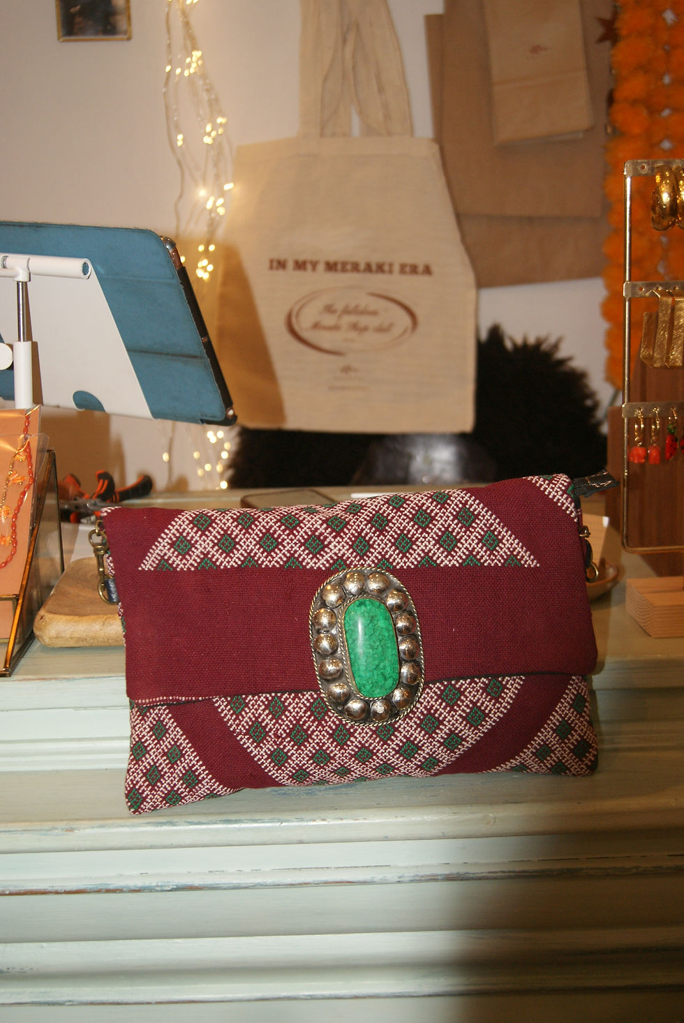 Miniatura: CARTERA MARRAKECH GRANATE