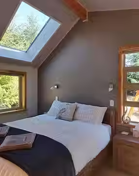 Stargazing window in the master bedroom
