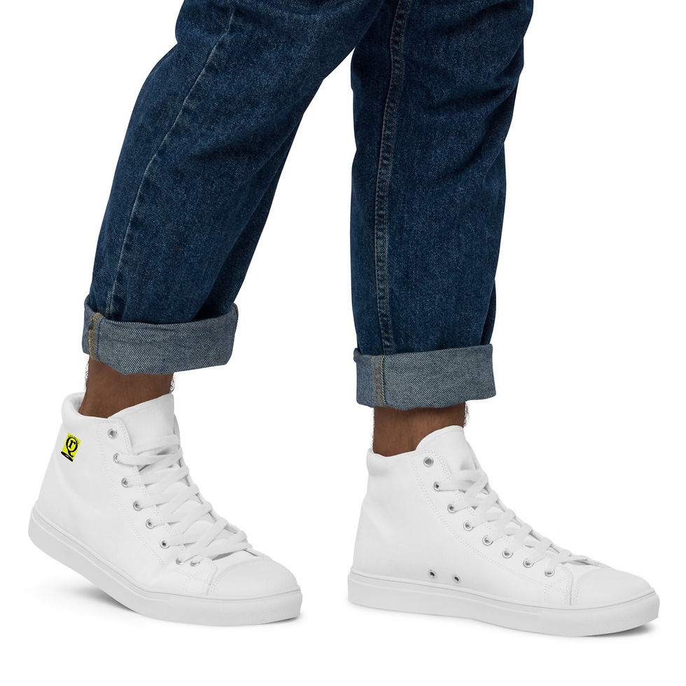 Miniatura: Quinn Records TM Signature high top canvas shoes