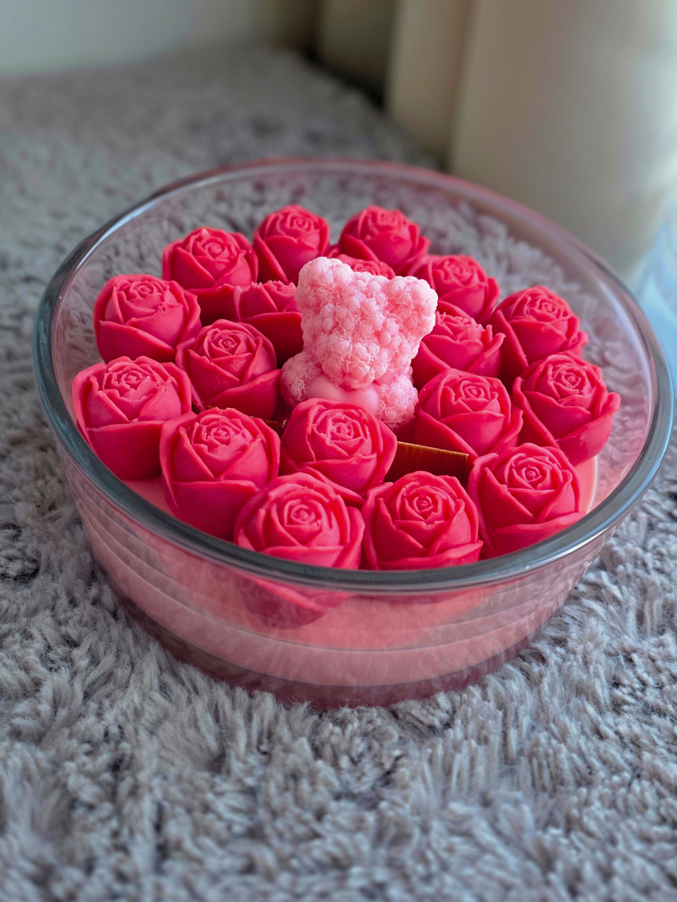 Thumbnail: Kaars XXL Rose Bouquet