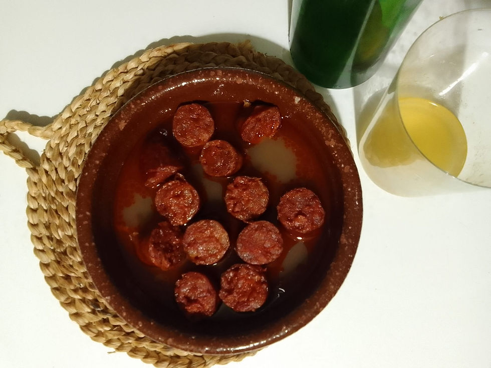 receta de chorizo a la sidra