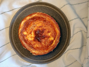 Tarta de queso mascarpone y grana padano (sin gluten) en robot de cocina