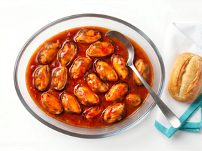 Mejillones en salsa picante en olla GM
