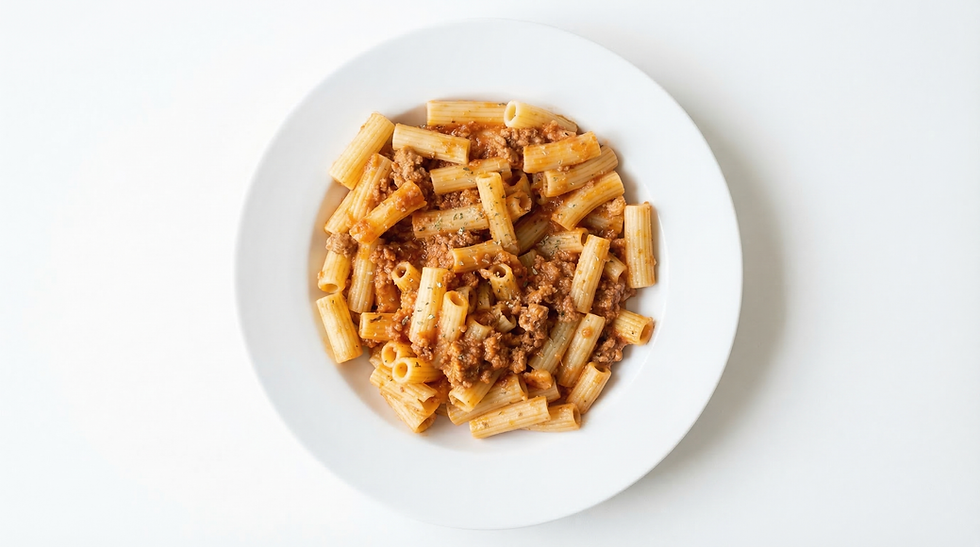 Macarrones a la boloñesa