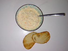 Pate de surimi en robot de cocina