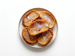 Picatostas o torrijas en freidora de aire