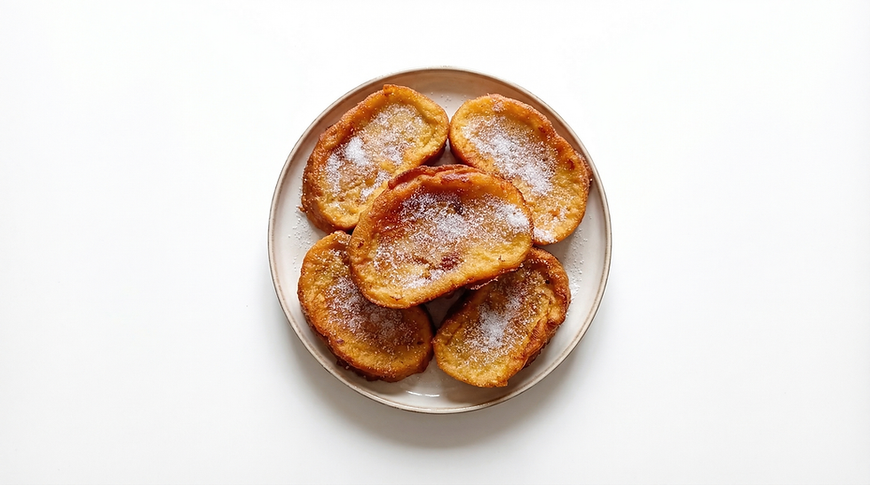 Picatostas o torrijas en freidora de aire