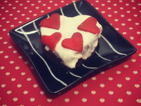 Brownie de San Valentin