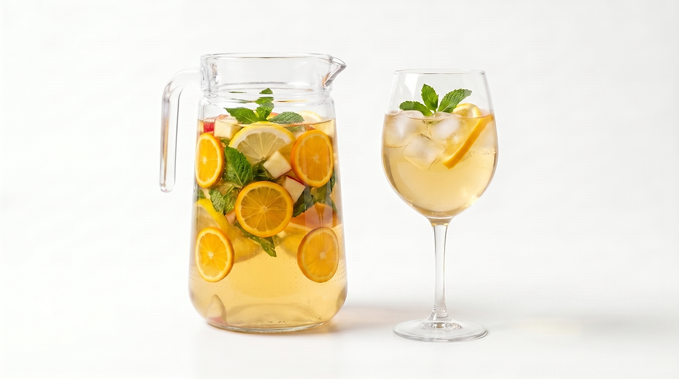 Sangria de vino blanco