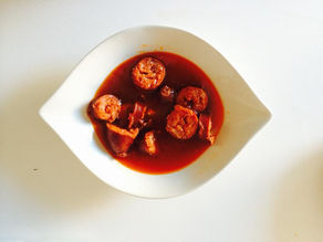 Chorizos a la sidra en robot de cocina