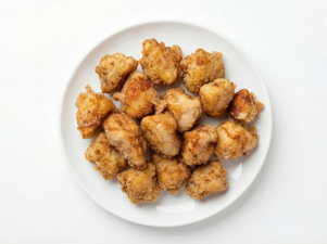 Pollo al adobo de cazón