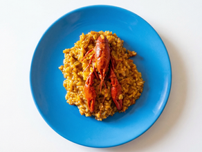 Arroz con cangrejos de rio