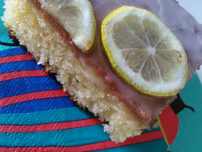 Bizcocho de limón en robot de cocina