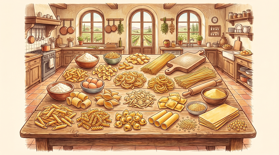 Tipos de pasta italiana