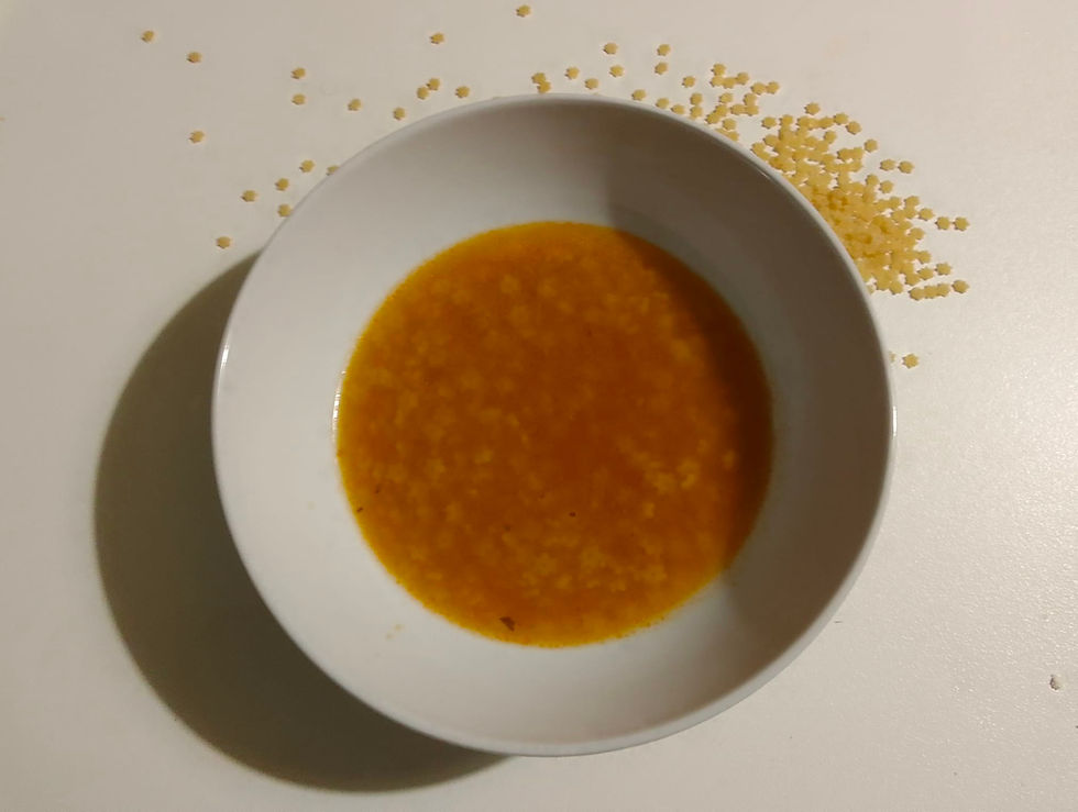 Sopa de estrellas en robot de cocina