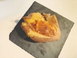 Patatas al puñetazo en freidora de aire