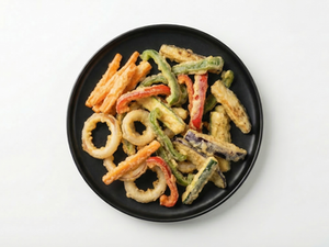 Verduritas en tempura
