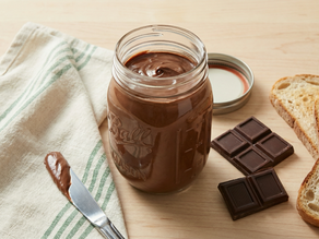 Crema de cacao sin frutos secos en robot de cocina