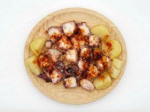 Pulpo a la gallega en olla rápida