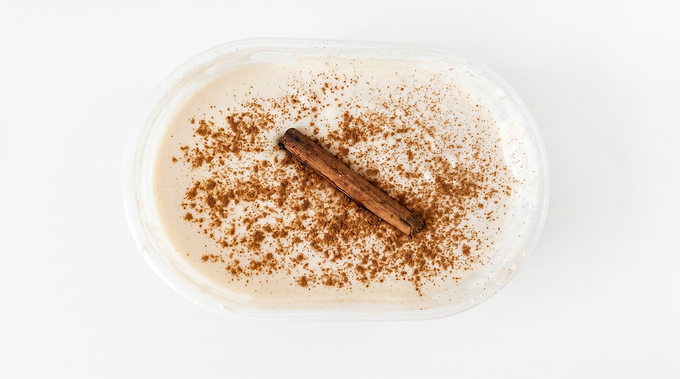 Helado de leche merengada en robot de cocina
