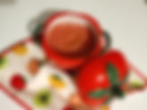 Sopa de tomate en robot de cocina