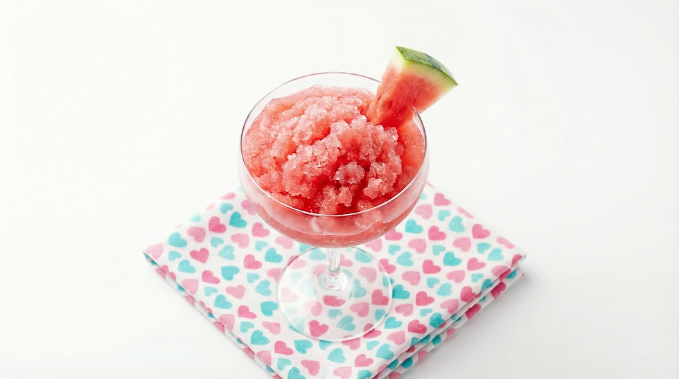 Granizado de sandía en robot de cocina