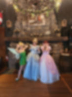 Cinderella, Ariel and Tinkerbell gather for a Valentines Princess Event