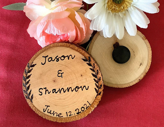 custom wood burned art