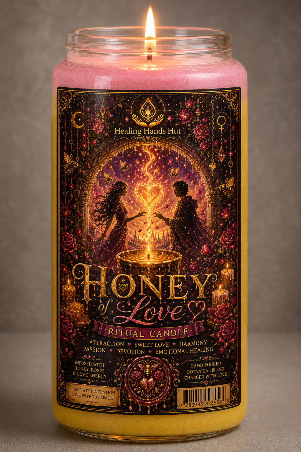 Honey of Love Ritual Candle