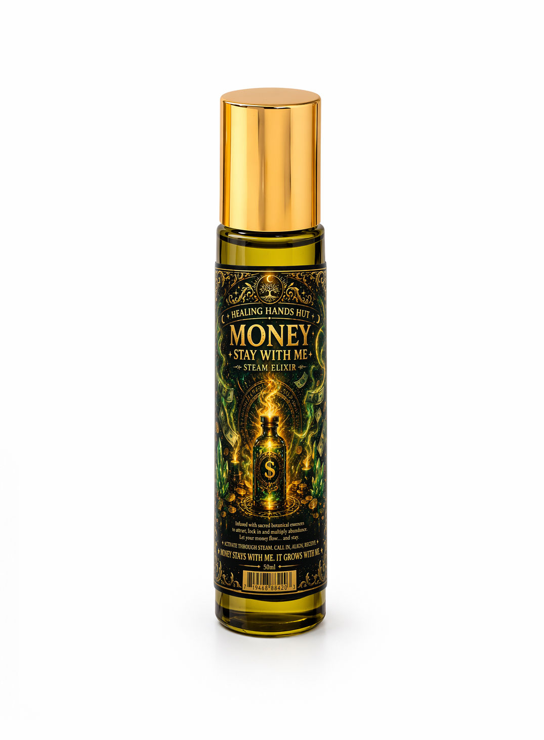 Money Stay With Me Steam Elixir for Spiritual Steam Rituals